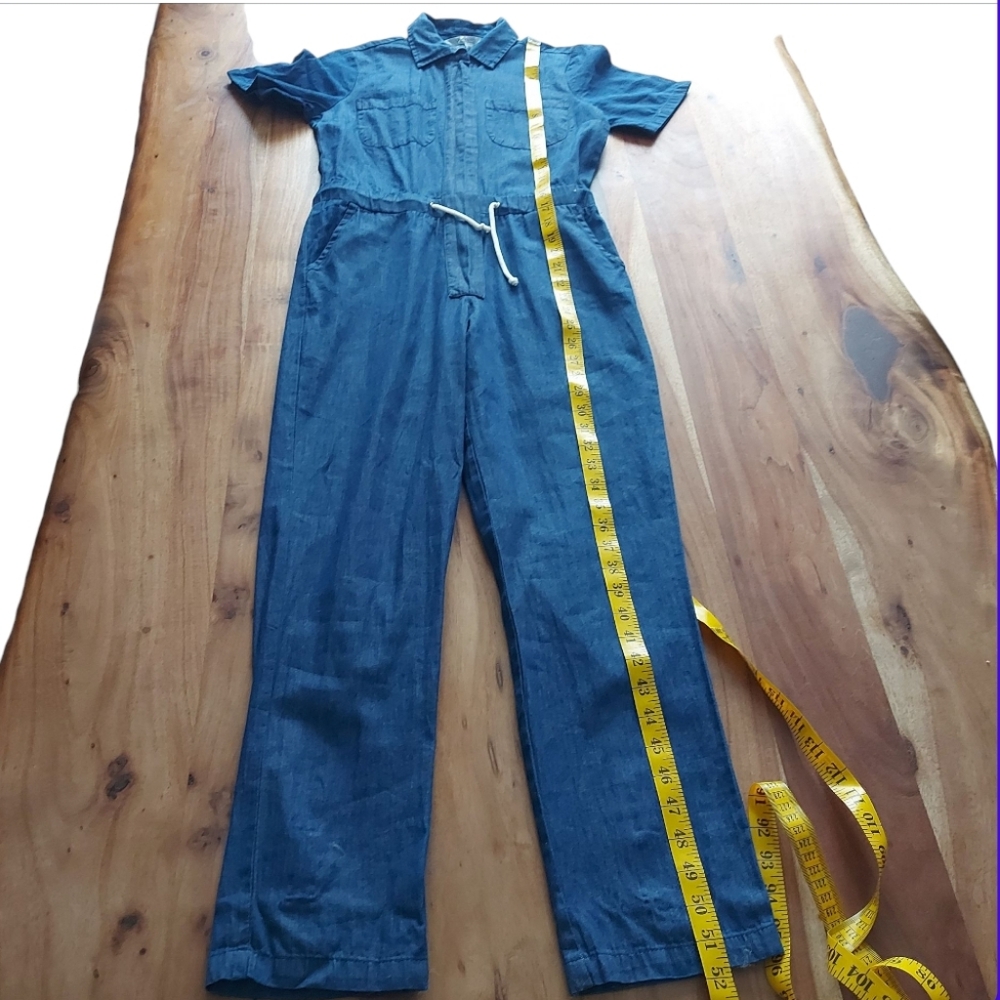 On S’en Fout des Garçons Blue Cotton Jumpsuit – Size 12 - Picture 14 of 16
